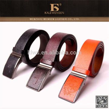 Newest auto lock leather belt